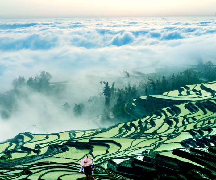 山脉风景图