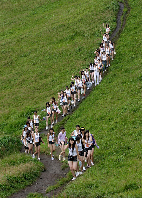 武功山世界旅游小姐赛拾影