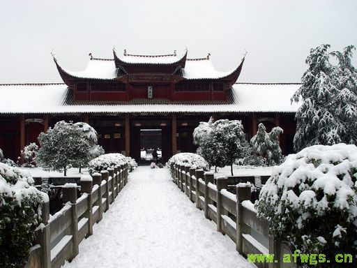 孔庙雪景